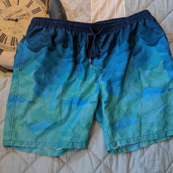 New W/O tags   Nice Swim Trunks Shorts Men's size XXL 2 XL - Picture 3 of 6